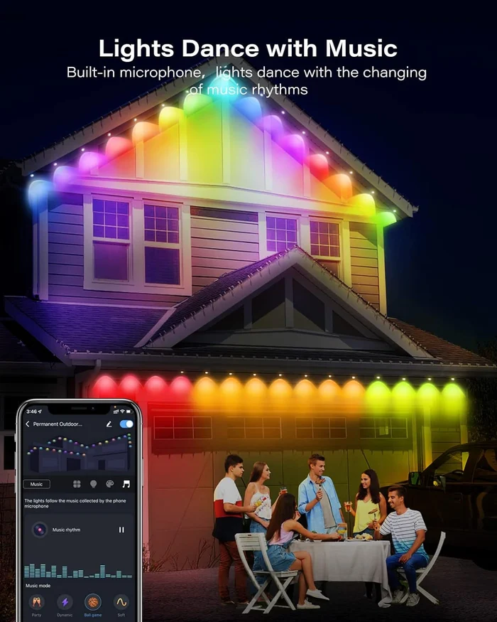 🎄Christmas Sale 70% OFF -- Wi-Fi Bluetooth Smart Permanent Led for outdoor