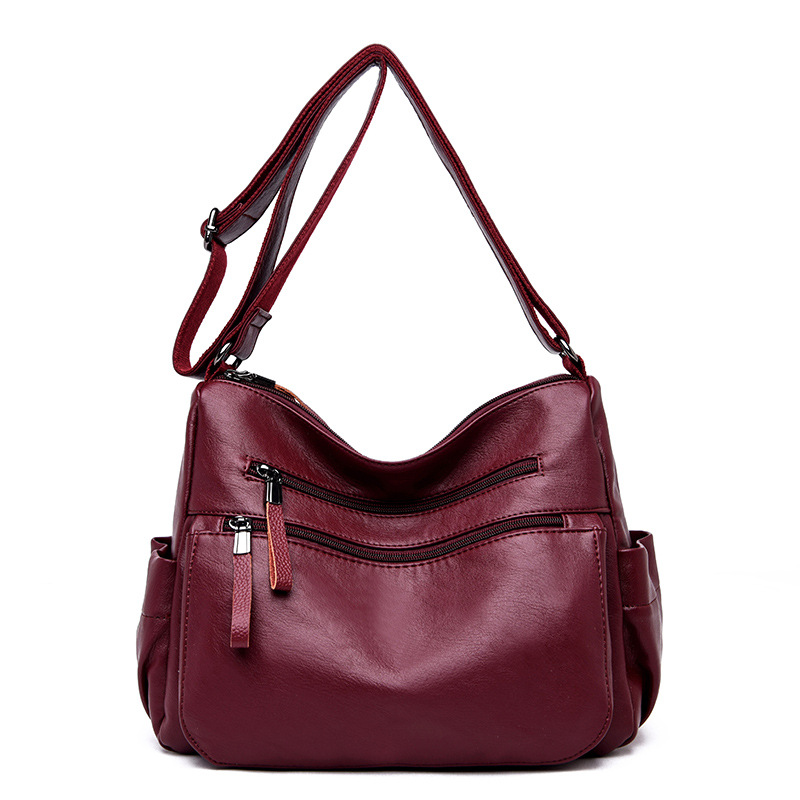 Casual Shoulder Bag Multi-pocket Large Crossbody Bag