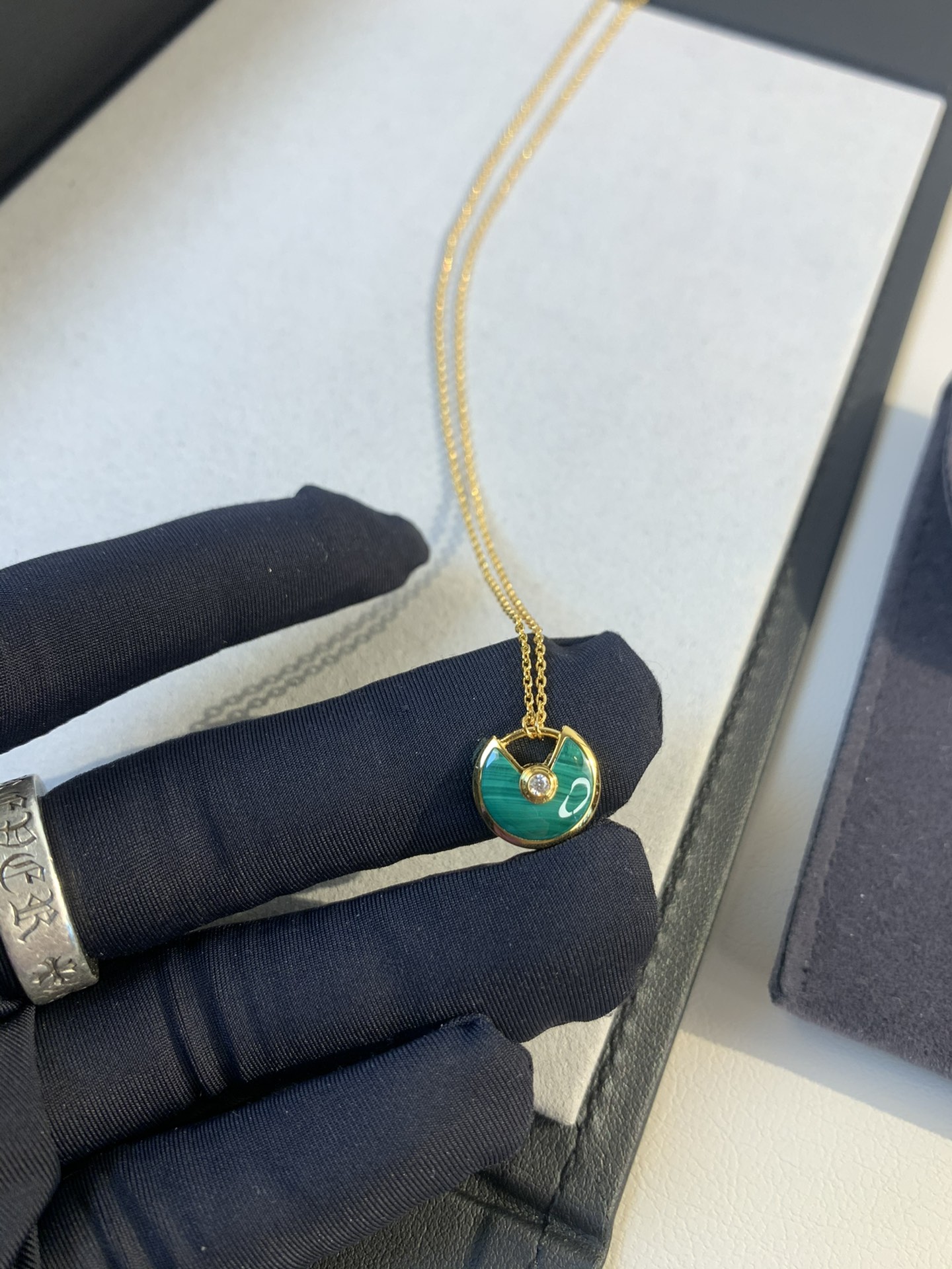 Cartier Malachite Necklace