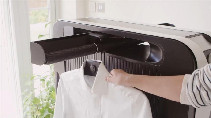 This Automatic Clothes Ironing Robot Irons Up to 12 Articles of Clothing at Once