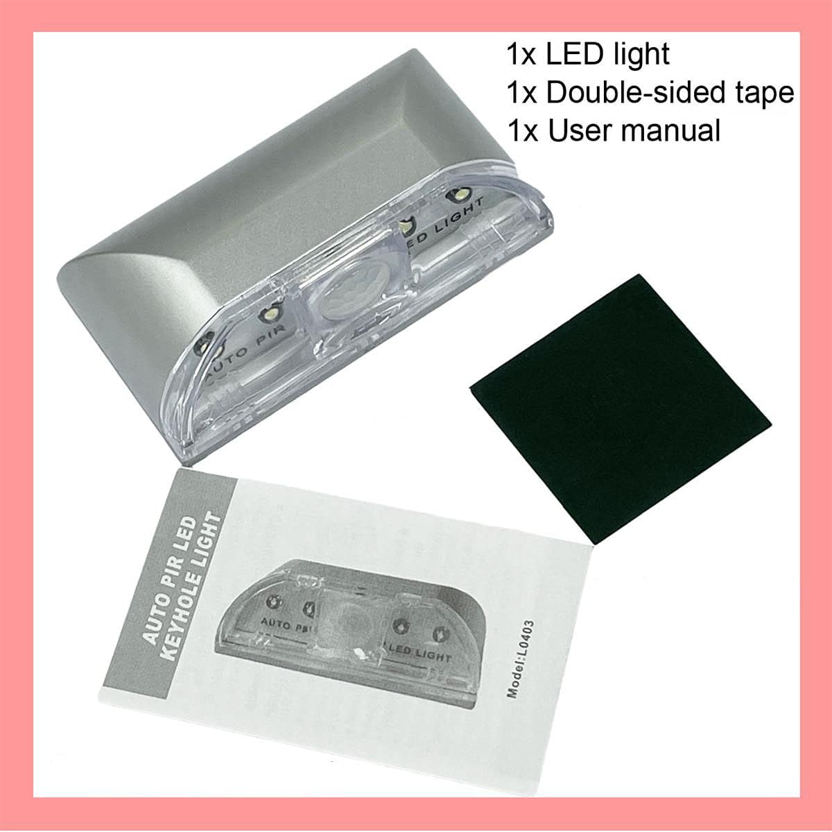🔥On Sale🔥Home Keyhole Light With Infrared PIR Wireless Auto Sensor Motion Detector