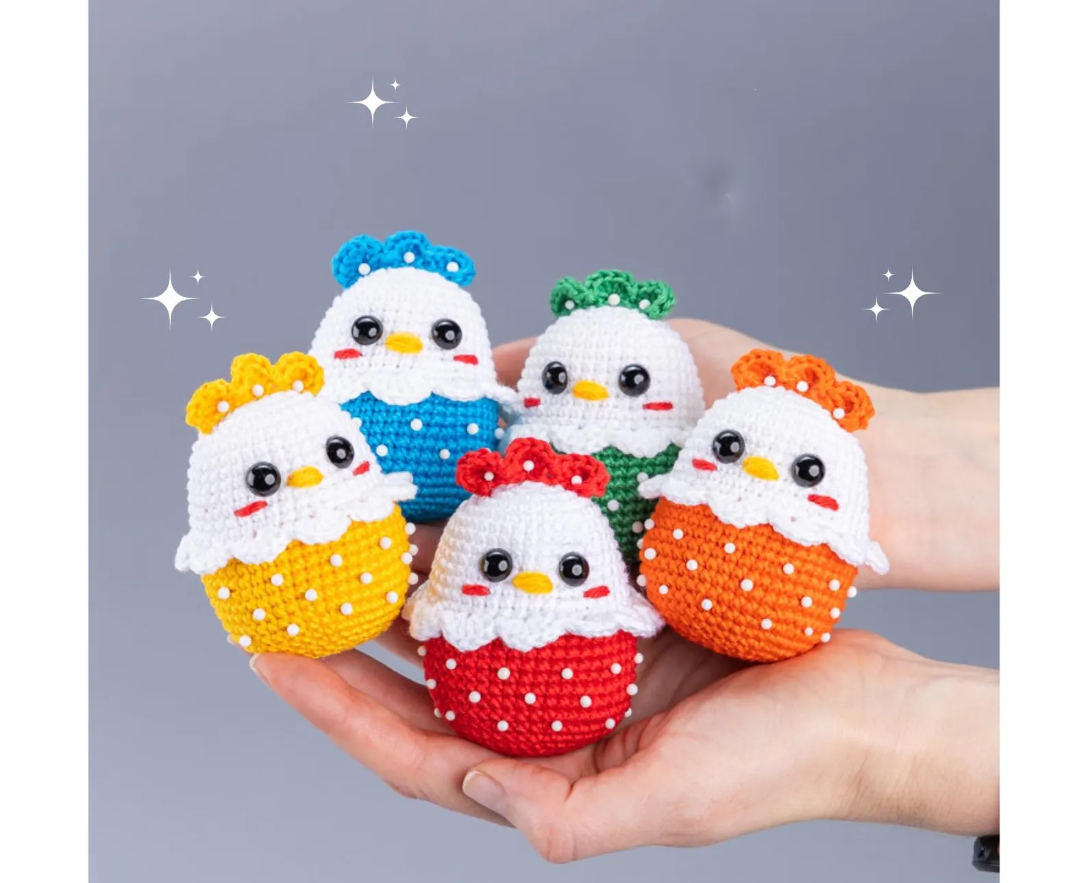 Crochet Easter chicken