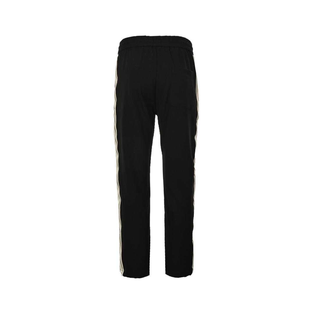 Prada 24Fw triangle logo webbing straight trousers