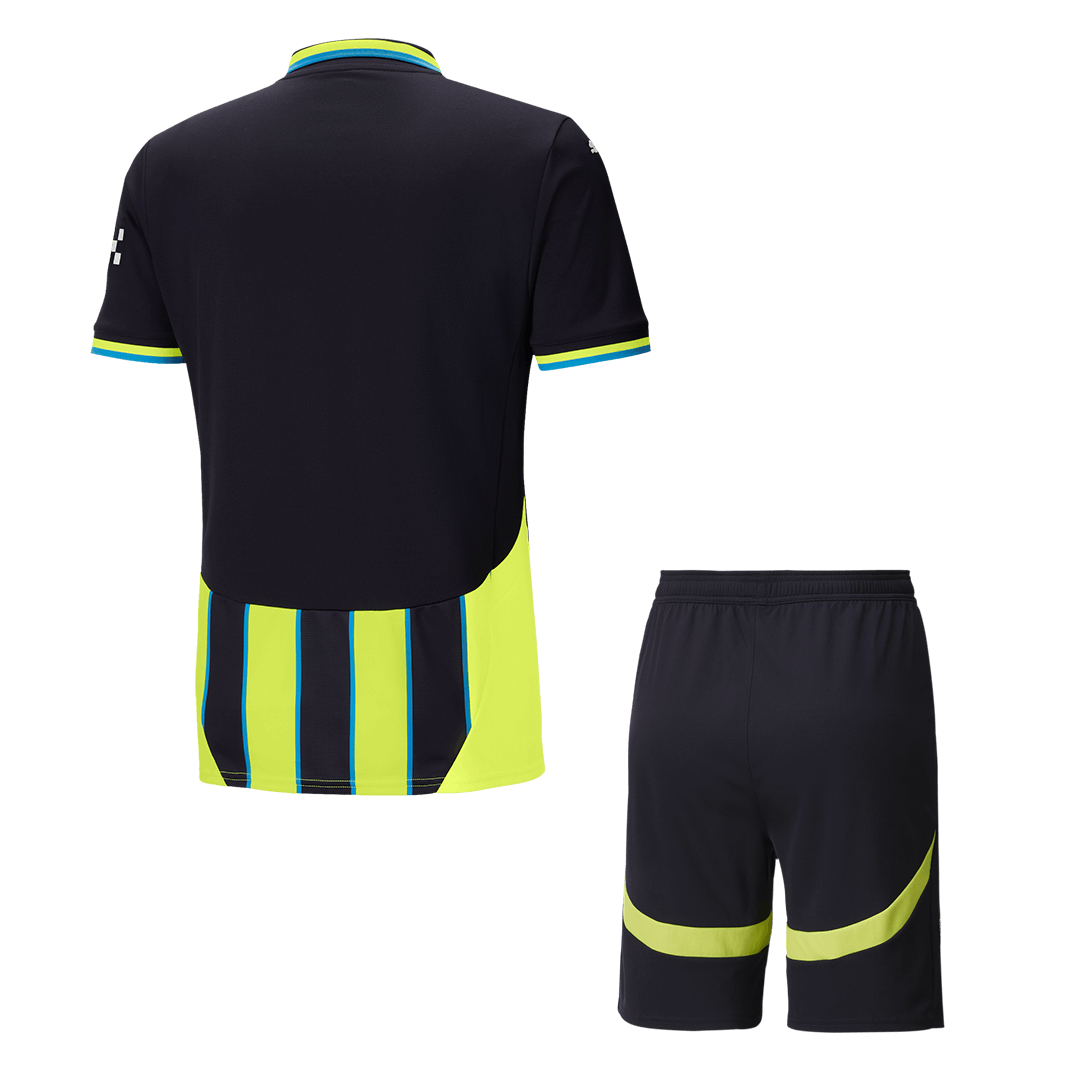Manchester City away football shirt (shirt + shorts) 2024/25
