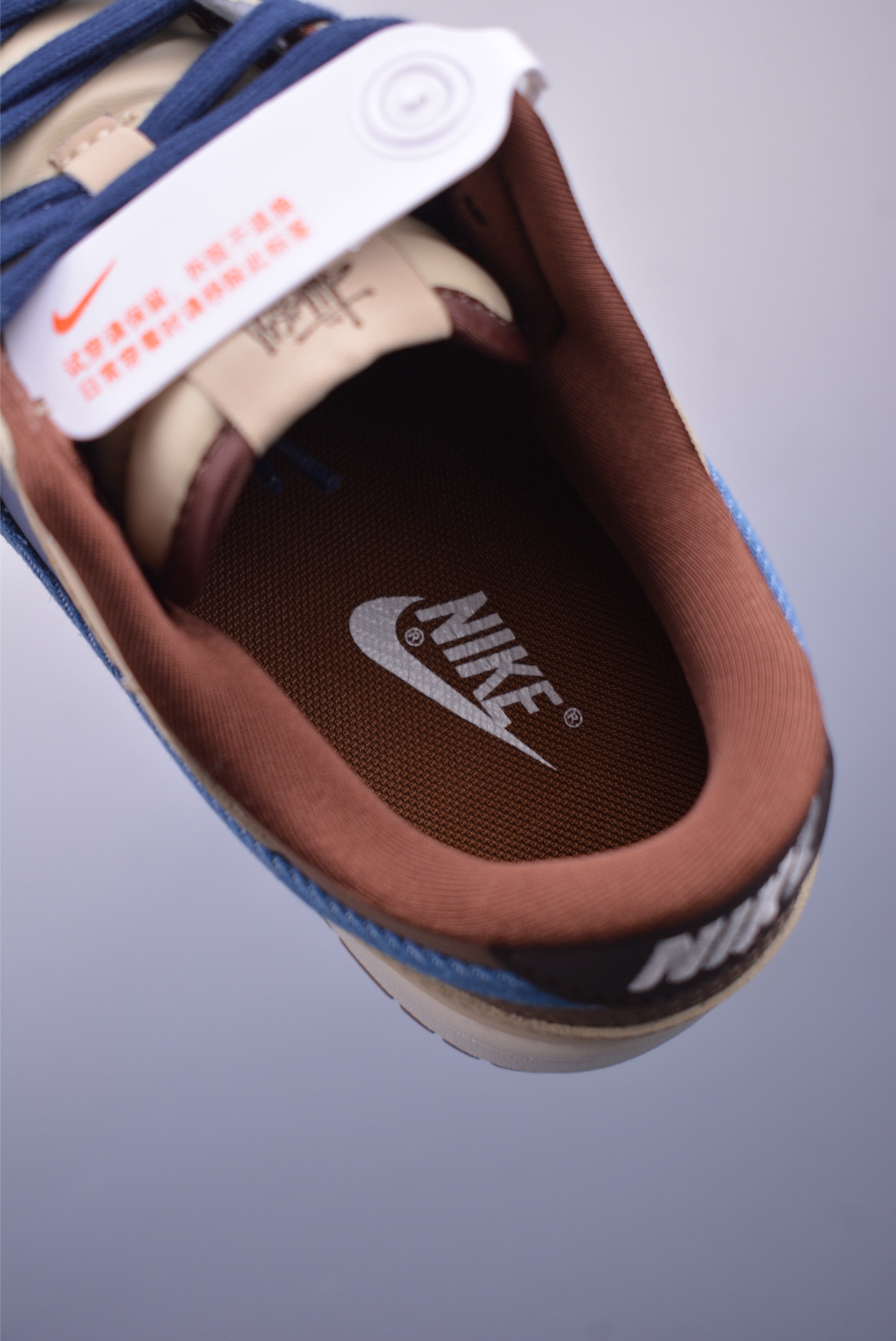 Stussy x Nike SB Dunk Low sneakers Blue Grey XD1588-209