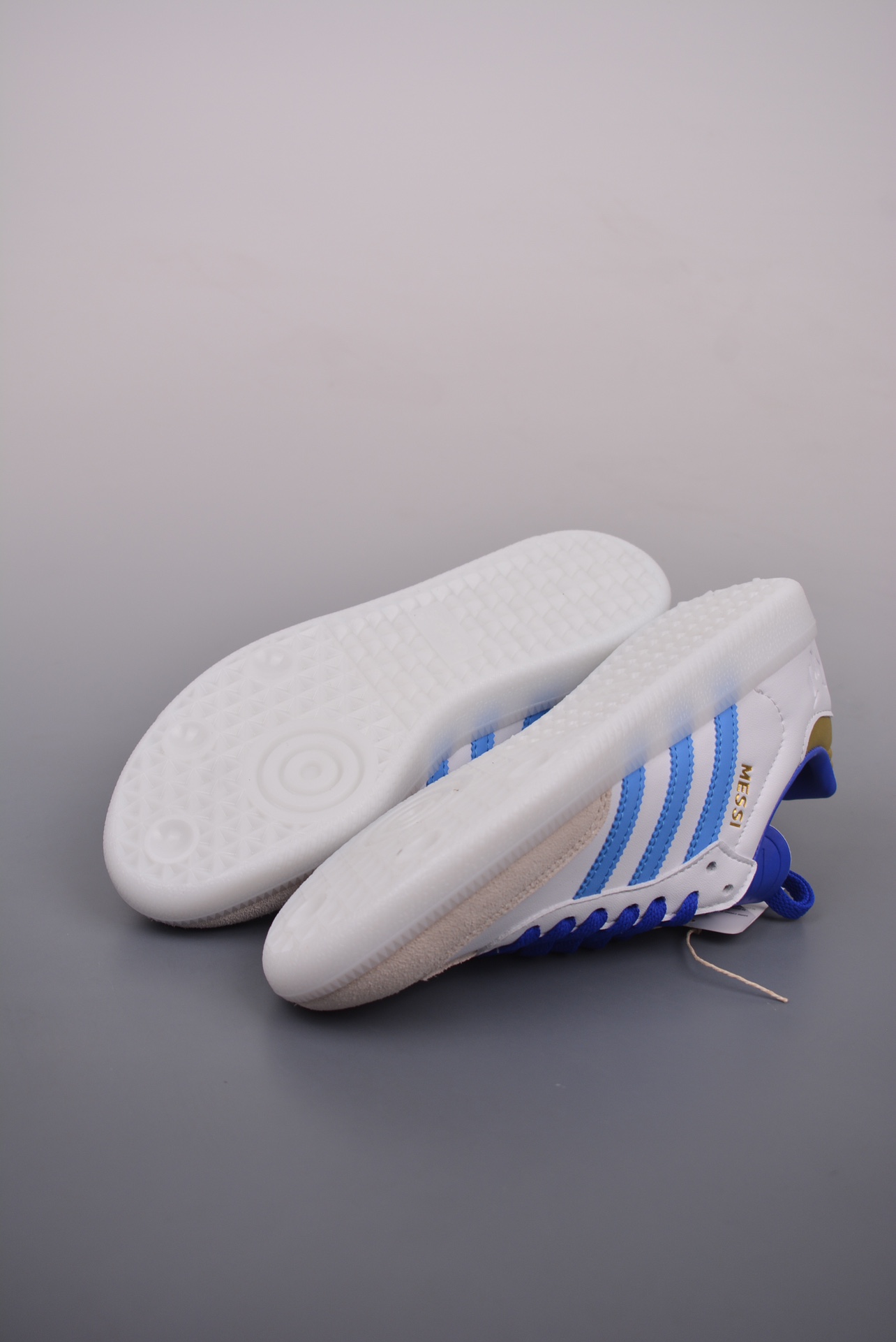 Lionel Messi x Adidas Originals Samba OG White blue ID3550