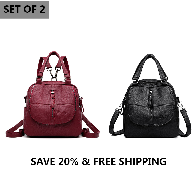 ON SALE⚡ Fashion 3 in 1 Multipurpose Leather Handbag 50% OFF Last 2 Day