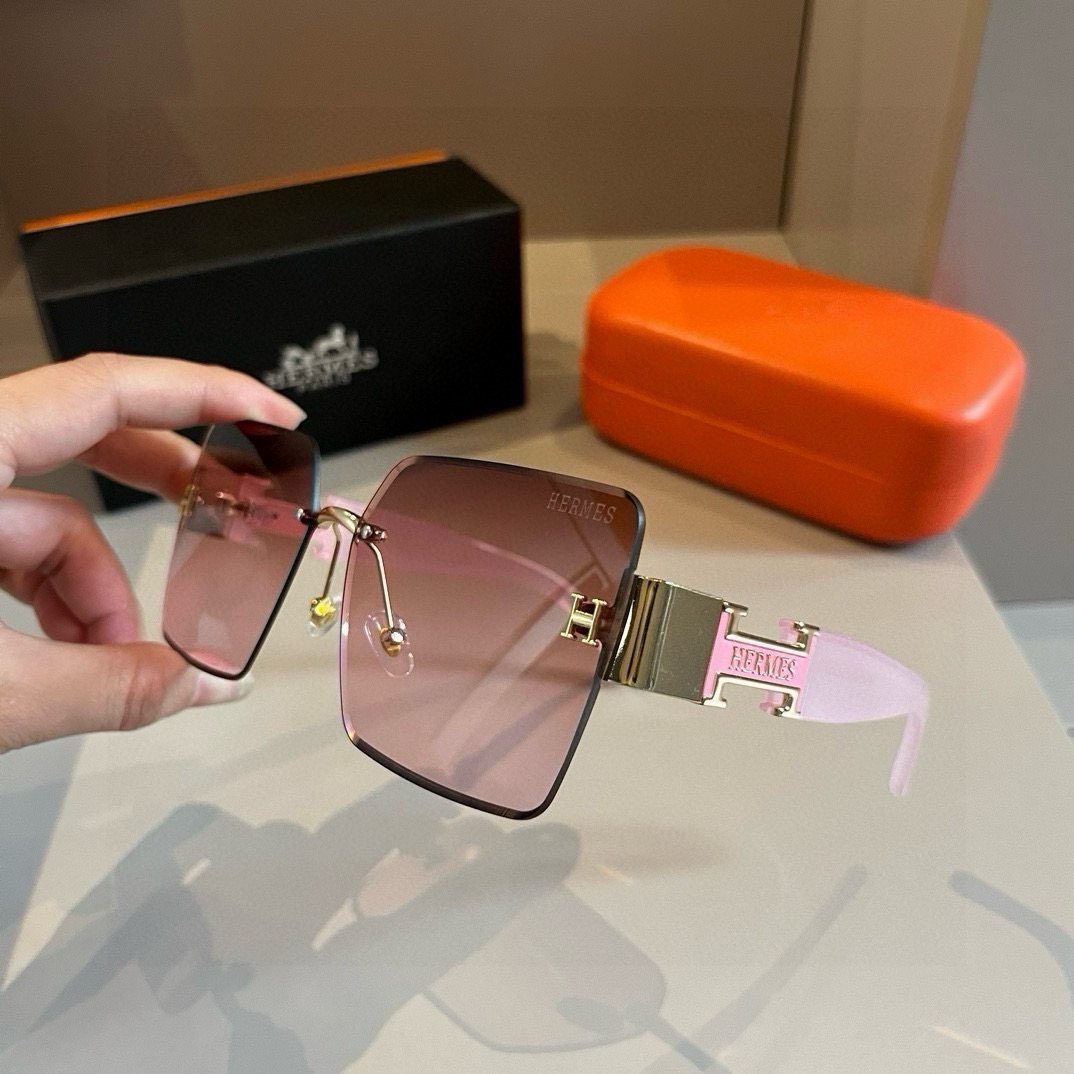 Hermes rimless sunglasses