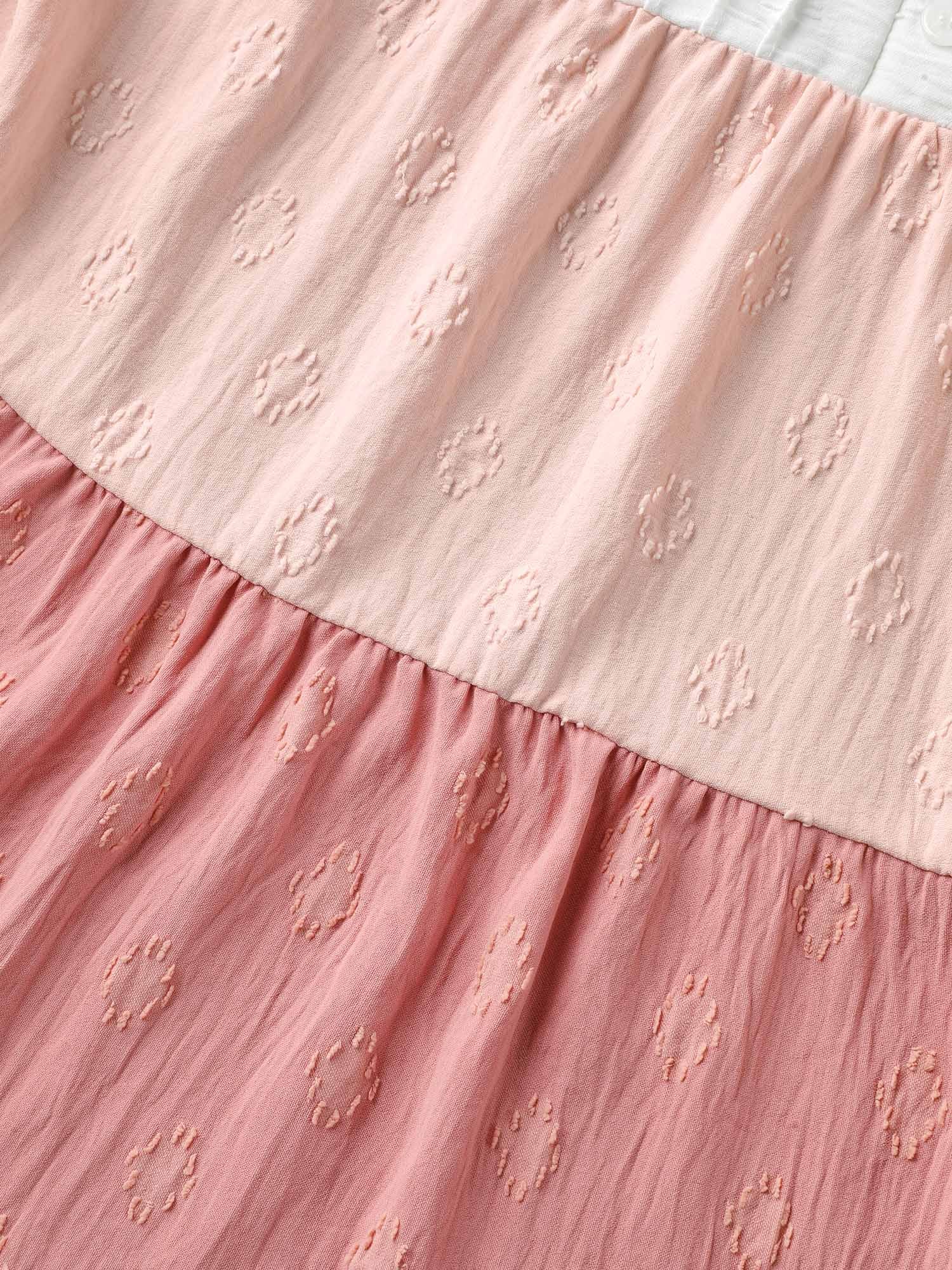 Toothpick Pleat Color Contrast Blouse