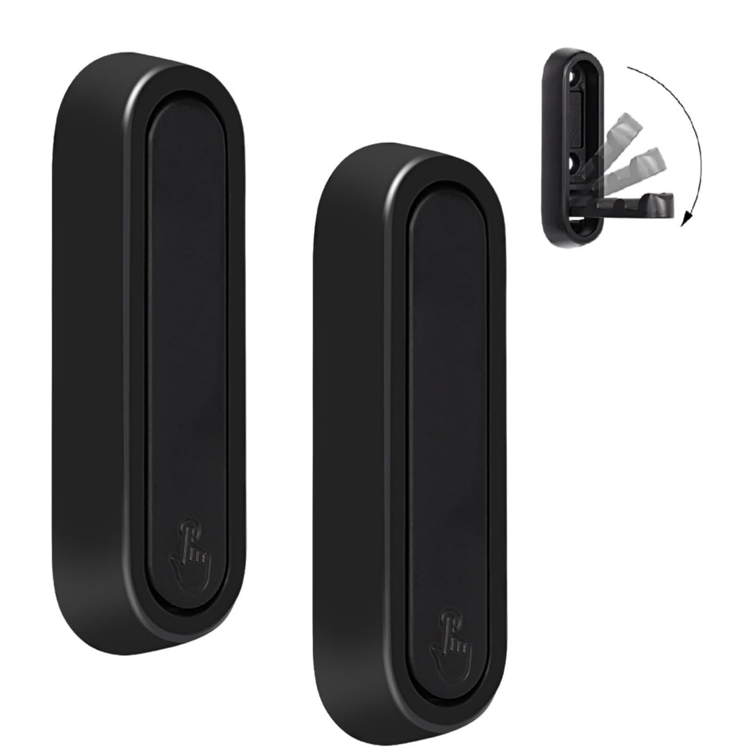🔥2025 ON SALE🔥Set of 2 Pack - Heavy Duty Foldable Hook With Screws and Strong Self-Adhesive Adhesive (No Drilling)