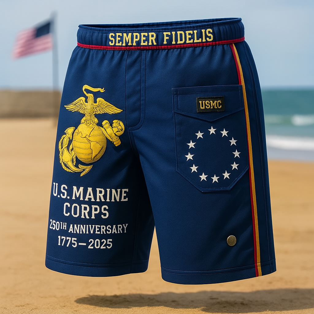 USMC 250th Anniversary Commemorative Shorts – 🔥Limited Holiday Drop
