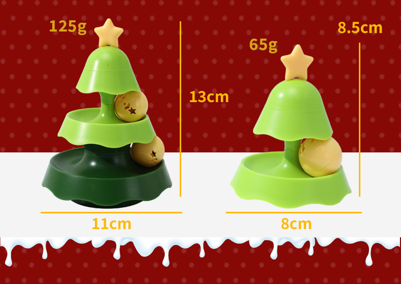 2024 Brand new cat toy Christmas tree carousel🔥（Special sale last day）