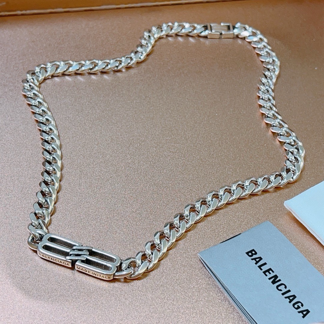 Balenciaga Flat Chain Necklace