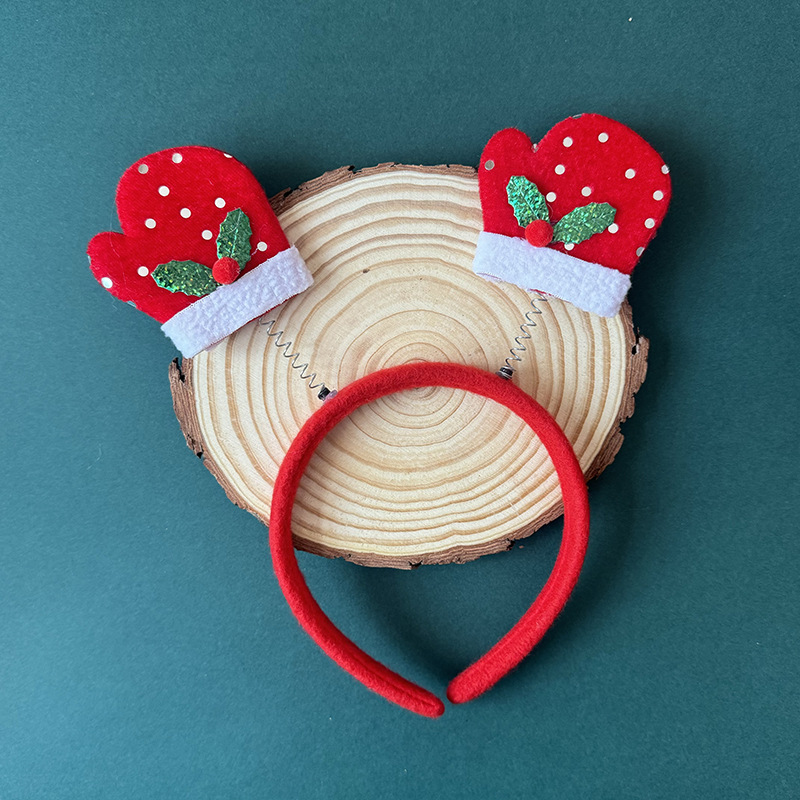 Christmas headband Christmas Headband Cartoon light up headband Christmas hairpin Christmas gift