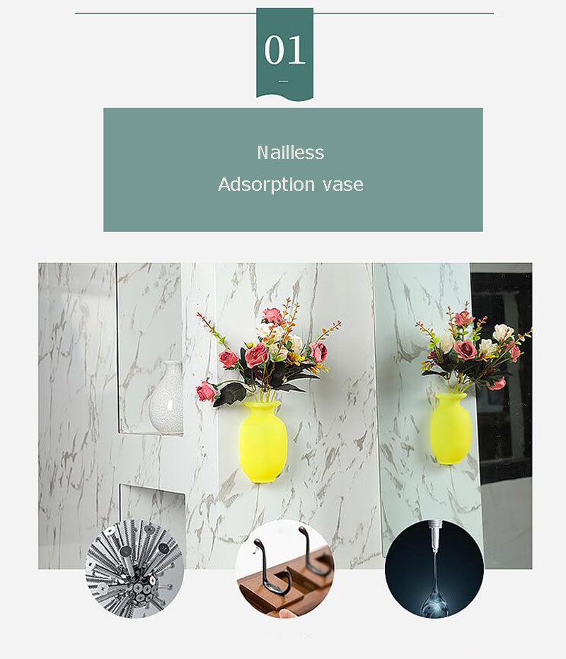 [BUY MORE SAVE MORE] Upgrade Magic Traceless Silicone Flower Vase
