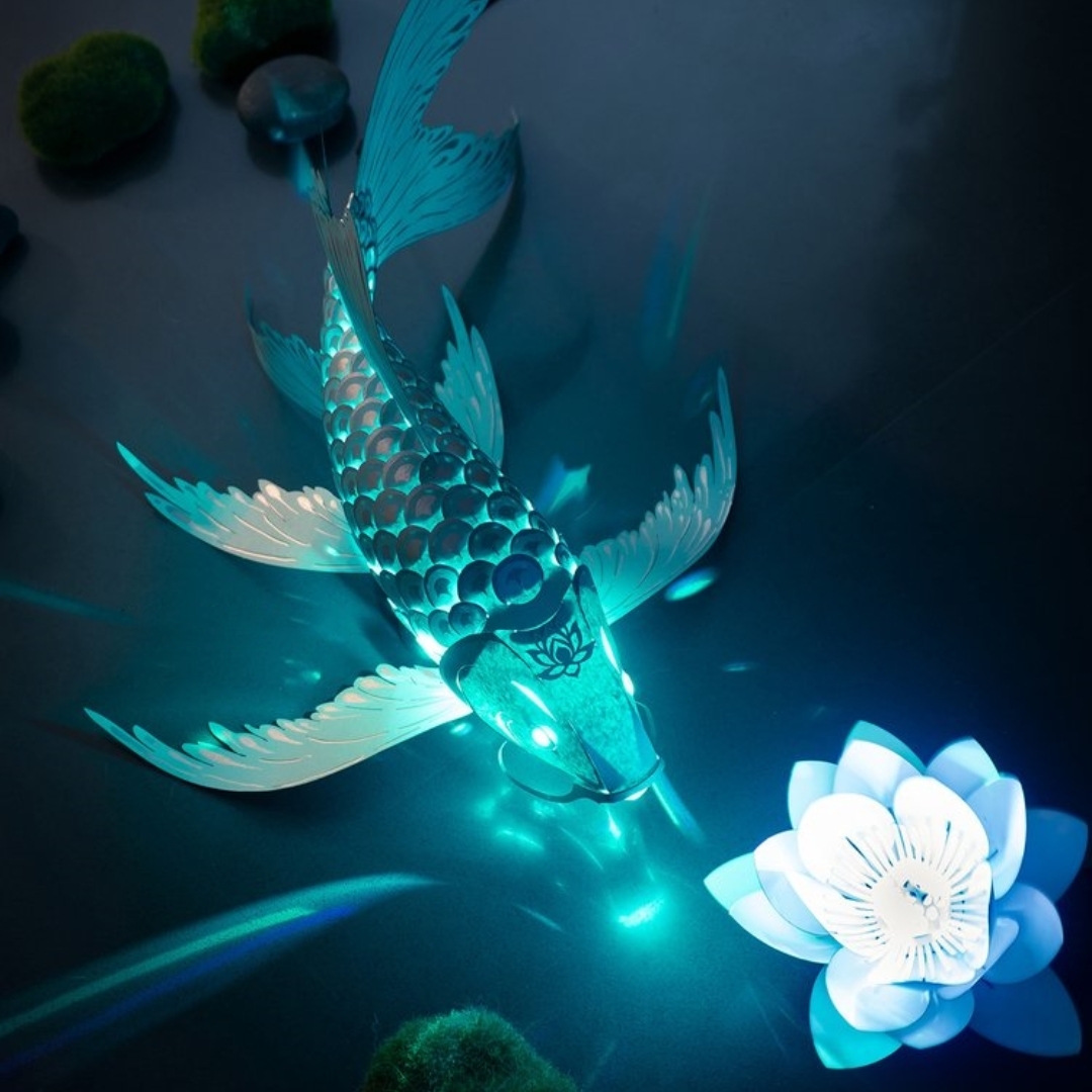 👍Last Day Promotion 60% OFF💥2024 New Paper Koi Lantern With RGB Led