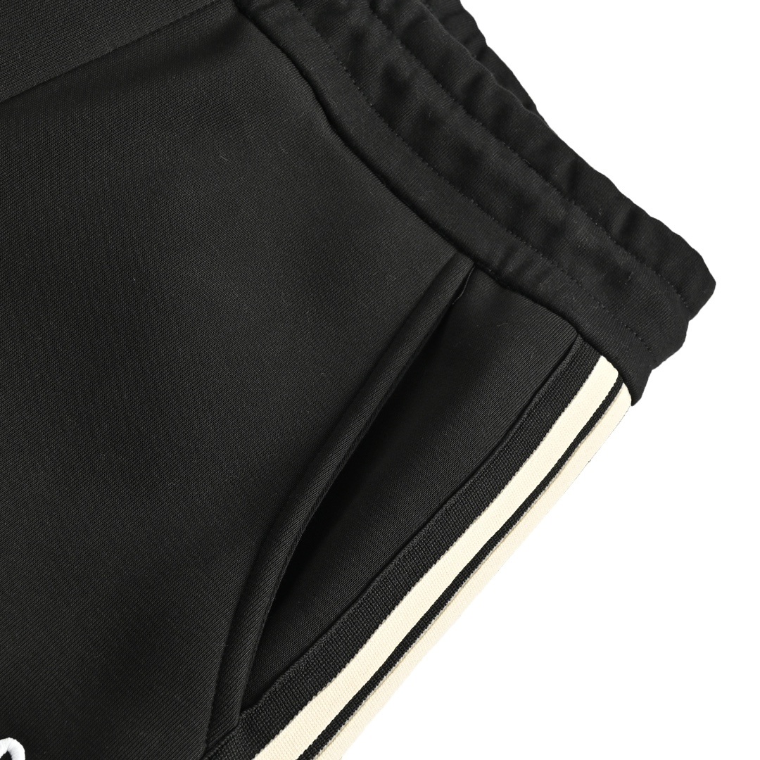 Loewe 23Fw embroidered logo web fleece trousers