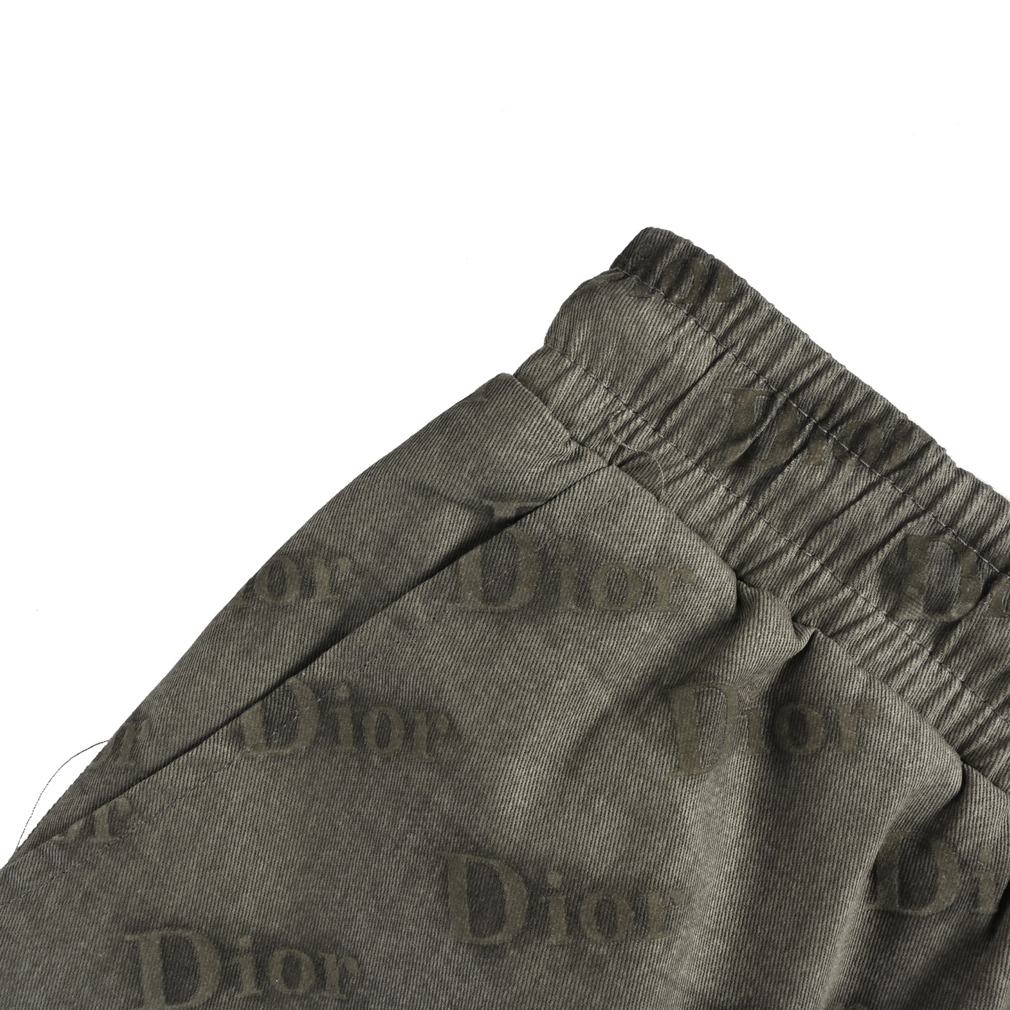 Dior 25ss all over blurry letter print shorts