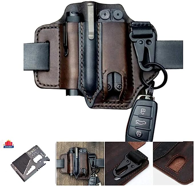 (🔥Last Day Promotion-SAVE 50% OFF)Cowhide Leather Owl Buckle Tactical Multifunctional Belt Cover-BUY 2 GET 10% OFF AND FREE SHIPPING