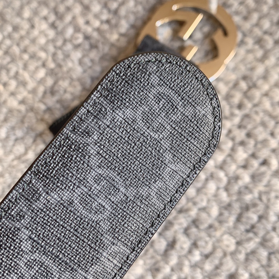 Gucci Marmont printed leather belt 4.0cm wide