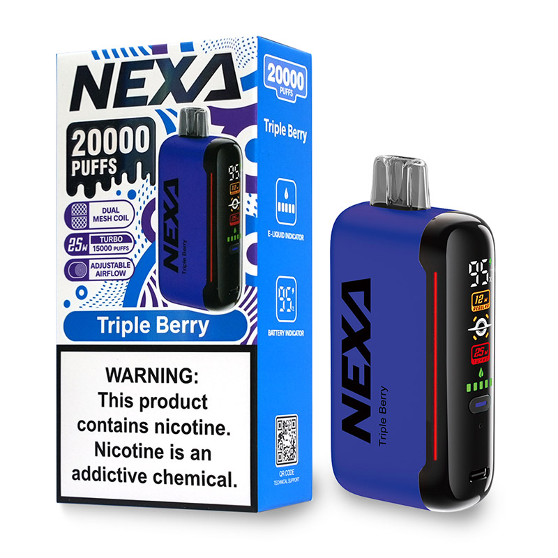 Nexa N20000 Disposable Vape Kit (20K Puffs) -- Triple Berry