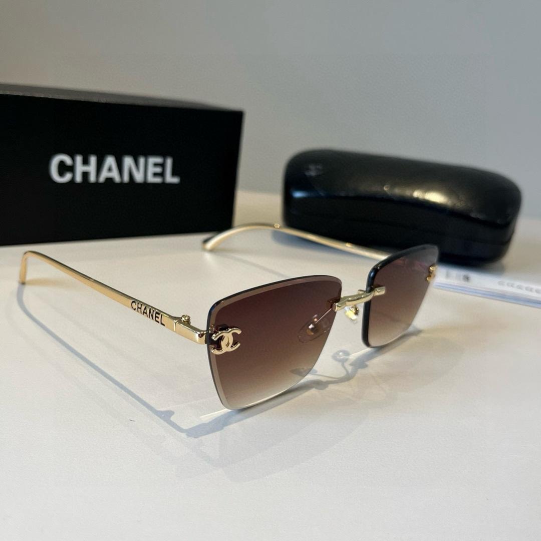 Chanel rimless sunglasses