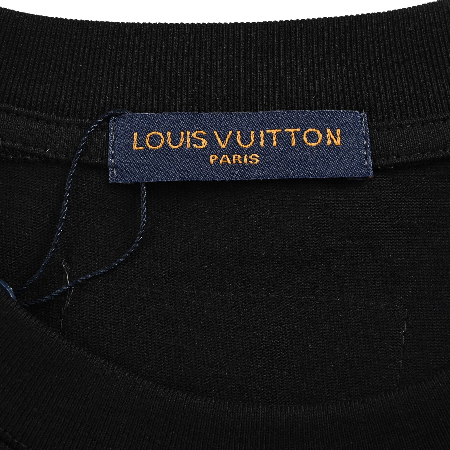 Louis Vuitton 25ss chain lettering embroidered short sleeve