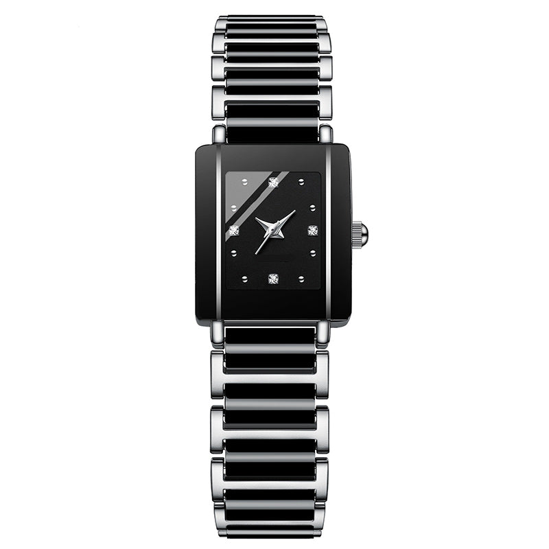 Fashion Ceramic Square Quartz Watch