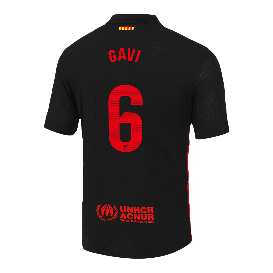 Authentic GAVI #6 Soccer Jersey Barcelona Away 2024/25