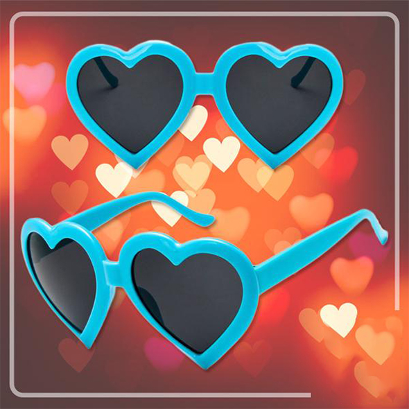 ❤️🧡💛Magic Hearts Diffraction Glasses💚💙💜