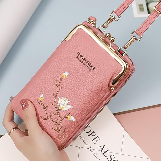🔥Last Day 50% OFF🔥2025 Women's Versatile Embroidered Mobile Phone Bag