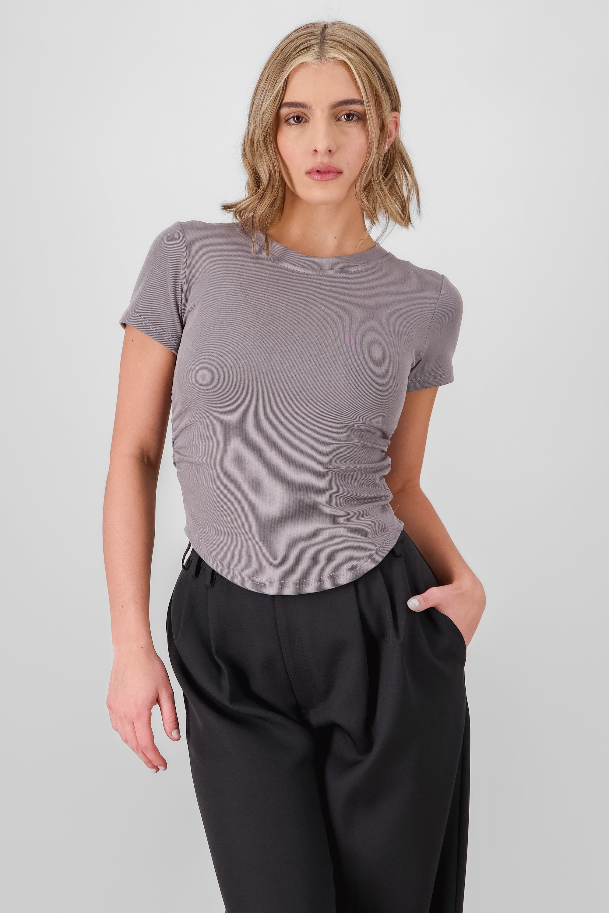 Ribbed T Shirt