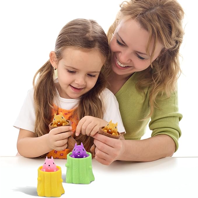 👍Last Day Promotion 50% OFF💥Evil Squirrel Stress Relief Toy Cup 3-Pack