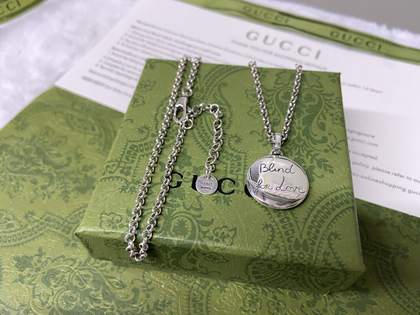 Gucci Fearless Tiger Head Necklace