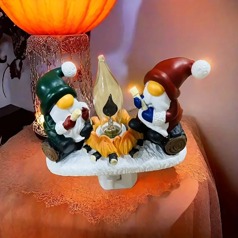 🎅🔥Christmas Santa Claus Campfire Nightlight