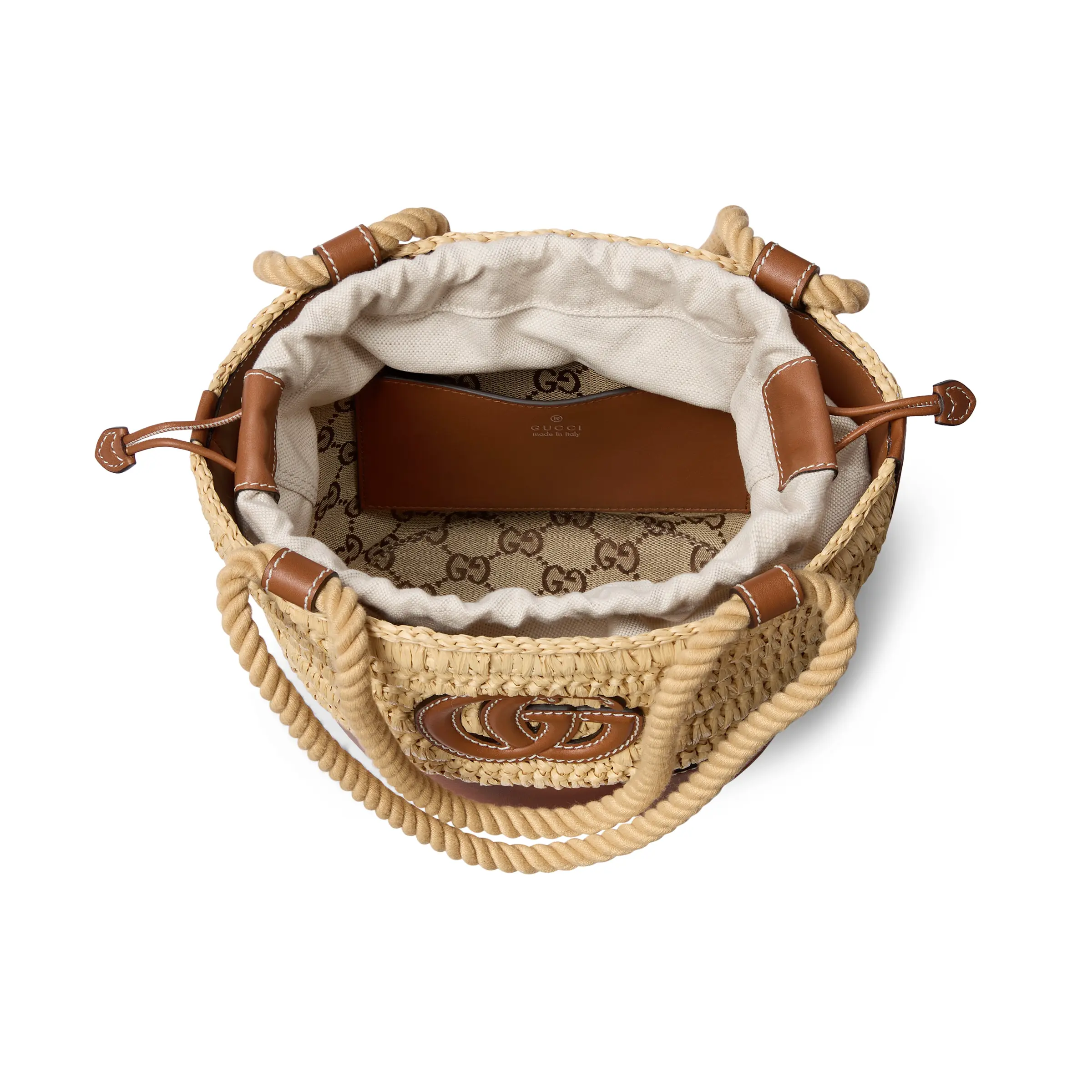 Gucci Mini Woven Bucket Bag834935FAEQB8447