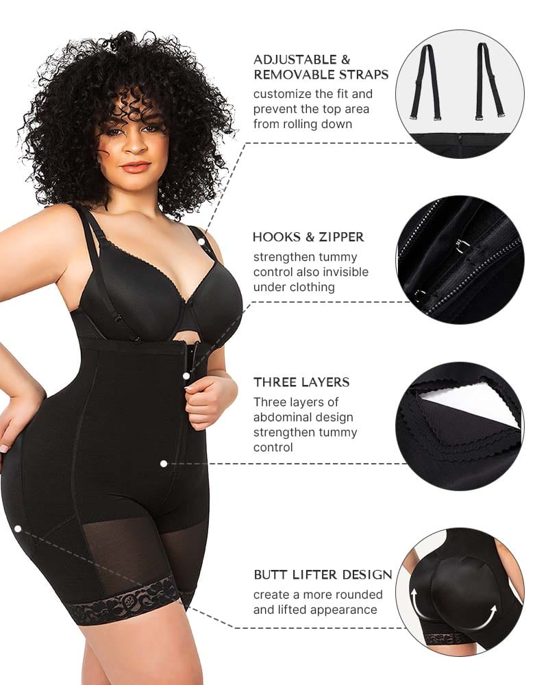 🔥Last Day 50% OFF🔥Tummy Compression Bodysuit Shaper With Butt Lifter📦BUY 2 GET 10% OFF & FREE SHIPPING NOW