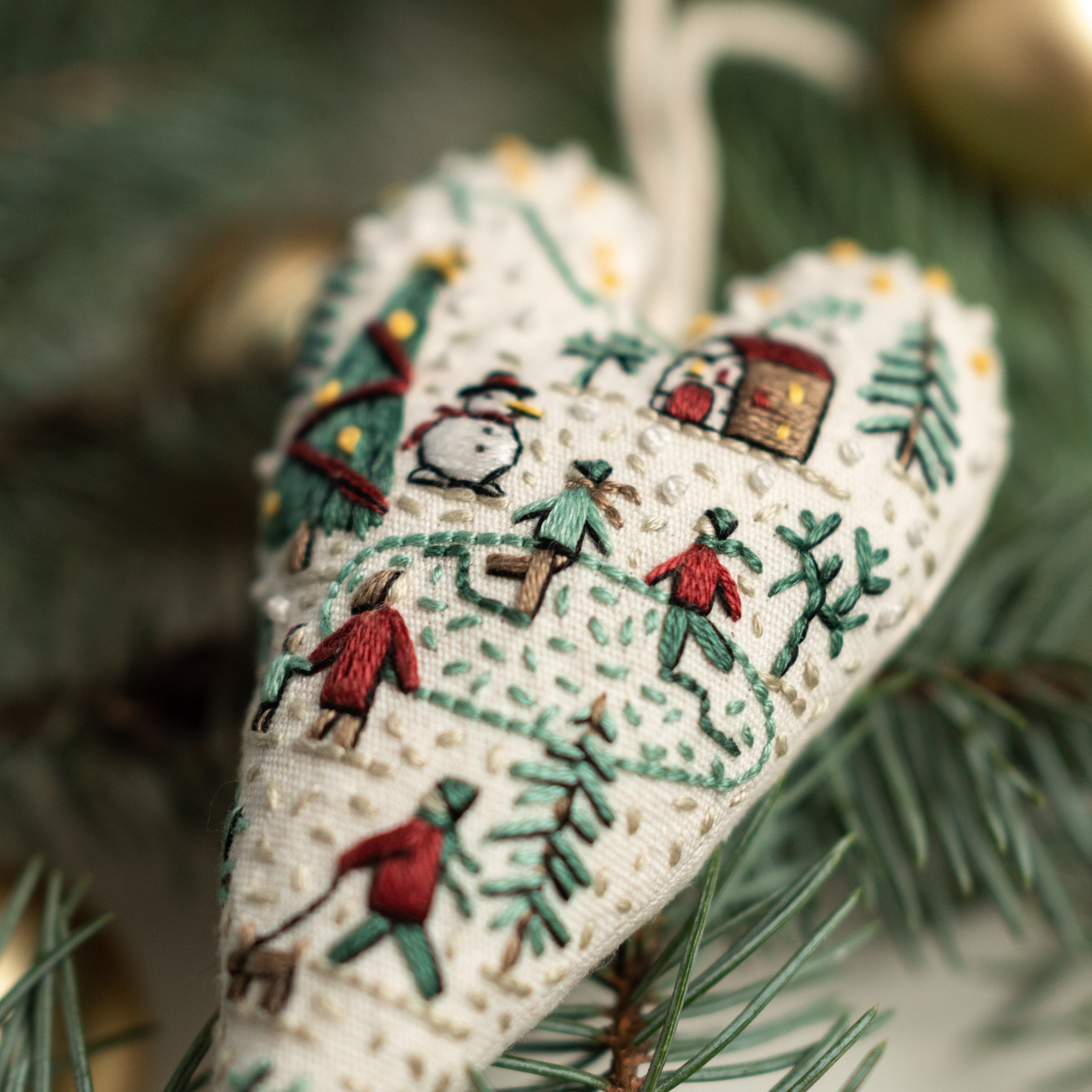 🎅2024 Christmas Promos🔥DIY Ornament for Christmas in the shape of a heart