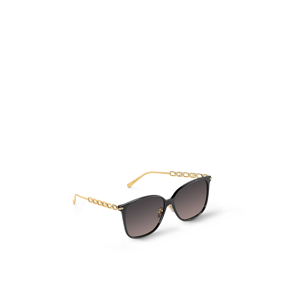 Louis Vuitton MY LV CHAIN ​​TWO CLASSIQUE SQUARE Sunglasses Z1911U