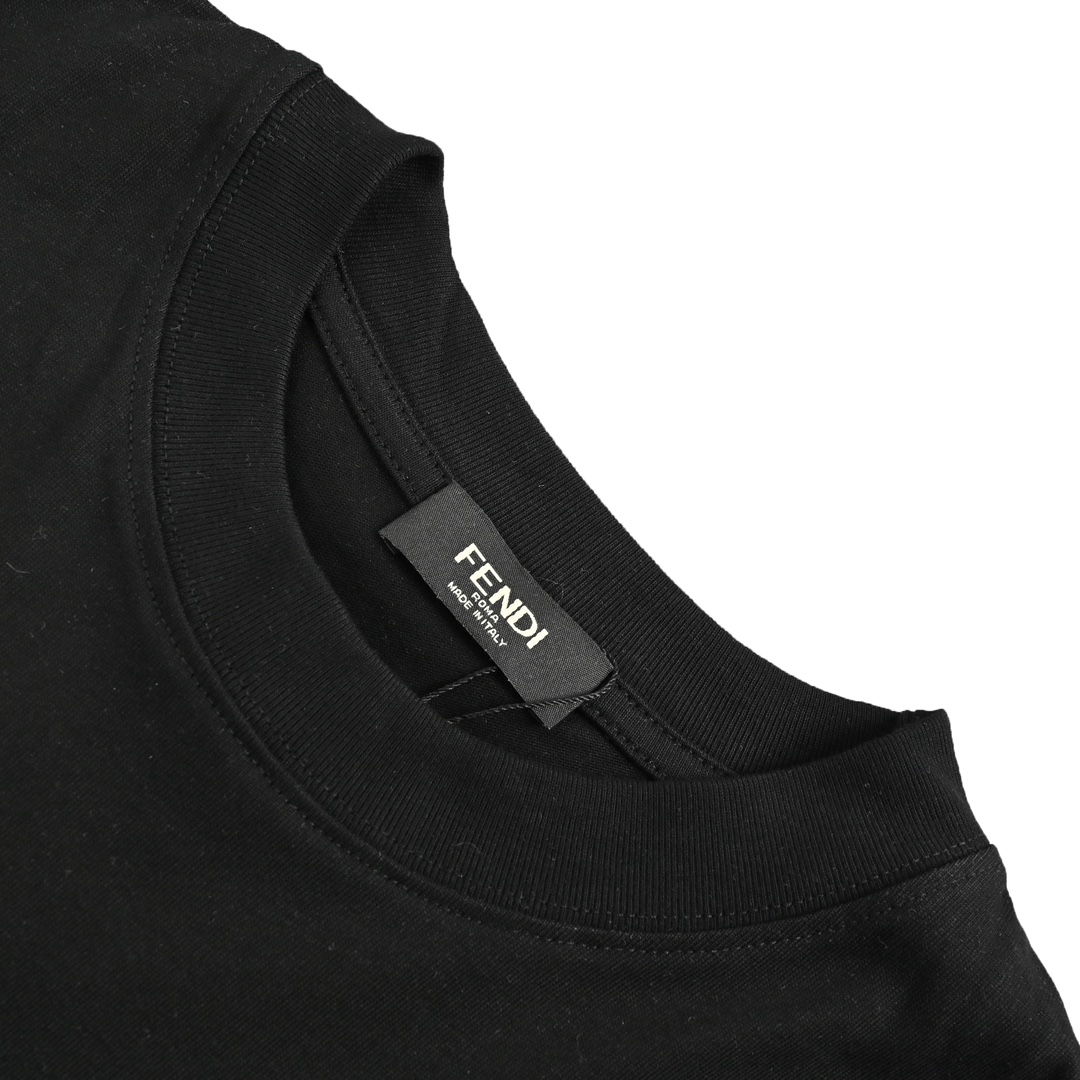 Fendi 24ss chest square FF print short sleeves