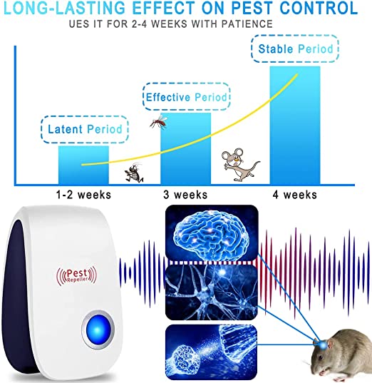 🔥Last Day Promotion-[SAVE 50% OFF]-🦟2023 Upgrated Ultrasonic Pest Repellent for Bugs Roaches Insects Mice Spiders Mosquitoes