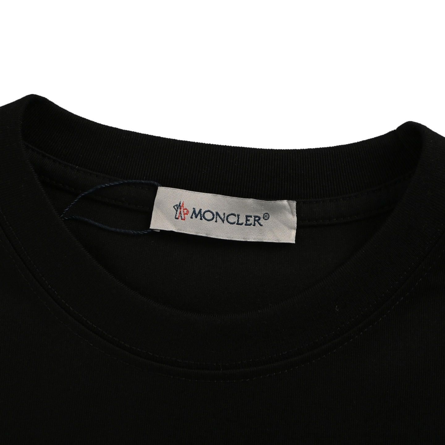 Moncler 25ss chest patch back letter print short sleeves