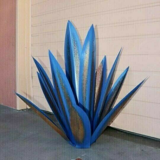 🔥Last Day 50% OFF🔥HandMade Painted Metal Century Plant🔥Buy 2 save 10% & Free Shiping