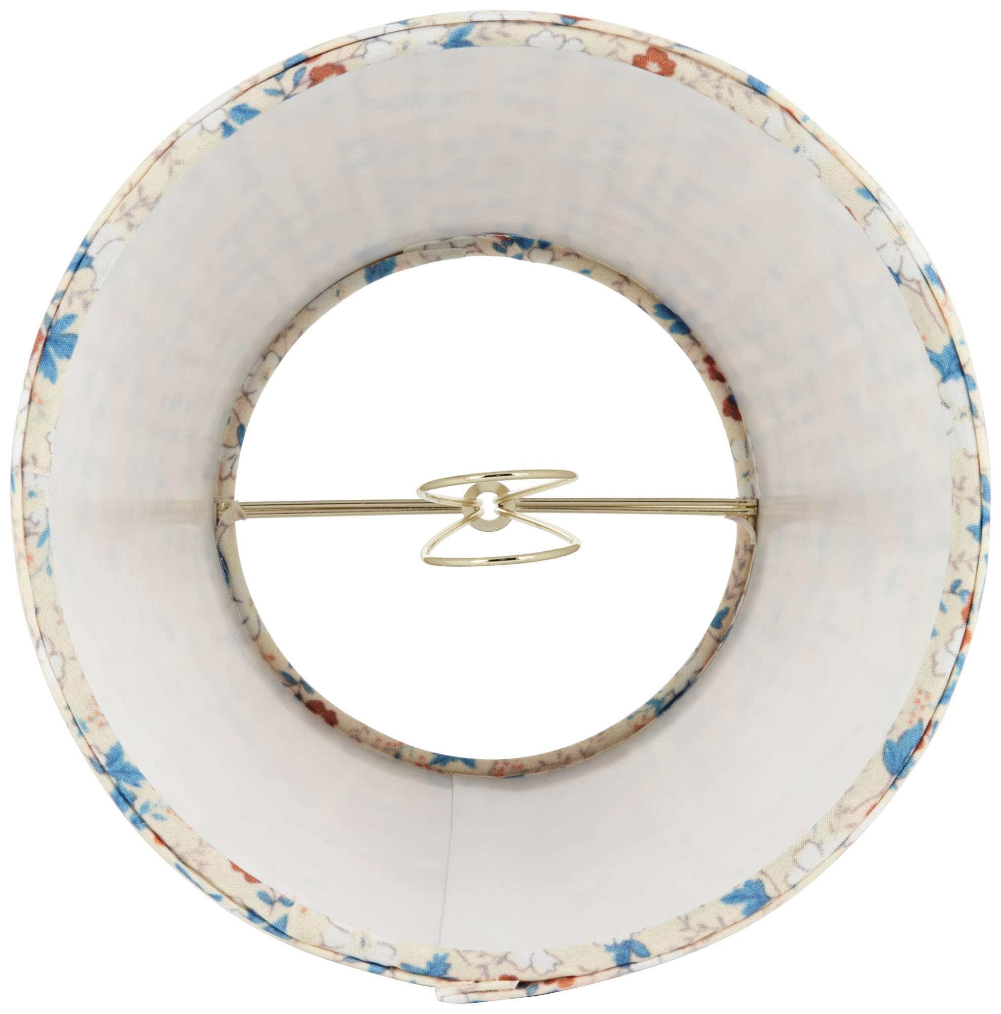 🌸 Vintage-Inspired Floral Pleated Lampshade – A Cozy Glow with Timeless Charm! 🌸