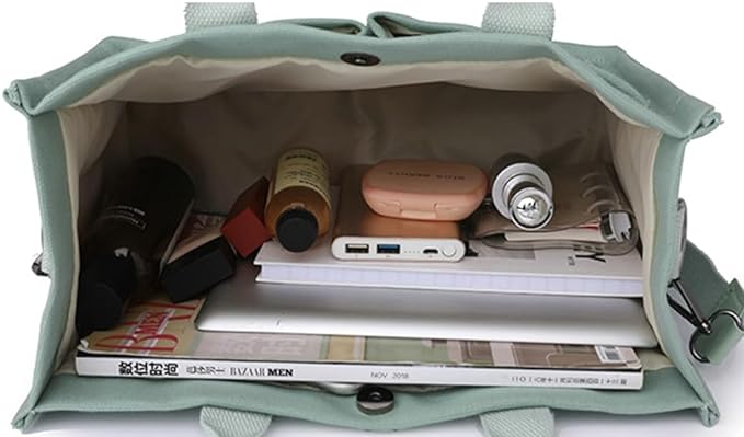 💖VALENTINE'S DAY SALE🔥Canvas Tote Bag Waterproof Nylon Multi Pocket Shoulder Bags Laptop Work Bag