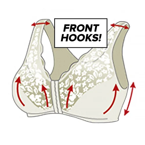 🔥Today's Deals 49%Off-🔥Front hooks, stretch-lace, super-lift, and posture correction – ALL IN ONE BRA!