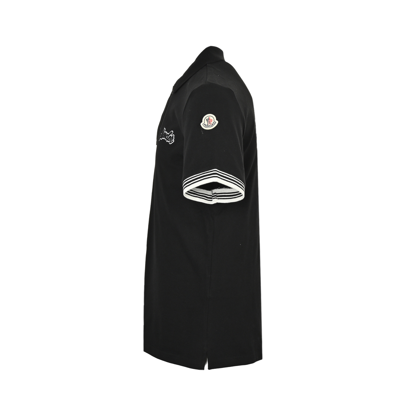 Moncler 25ss embroidered logo polo short sleeve