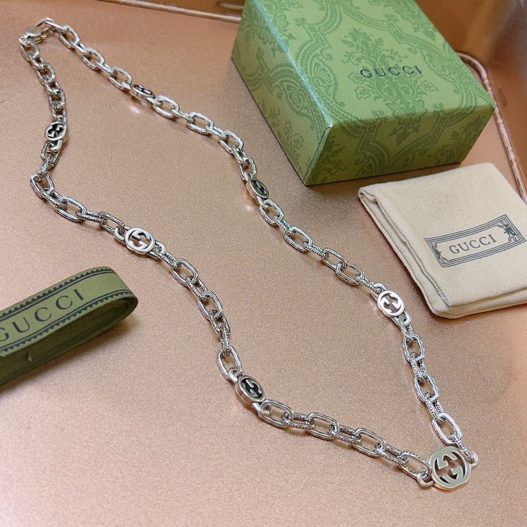 Gucci Anger Forest GG chain necklace