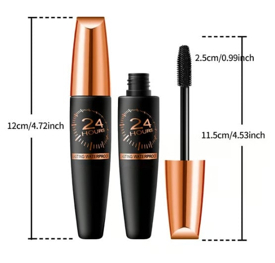4D wasserfeste Seidenfaser-Mascara mit dicker Verlängerung