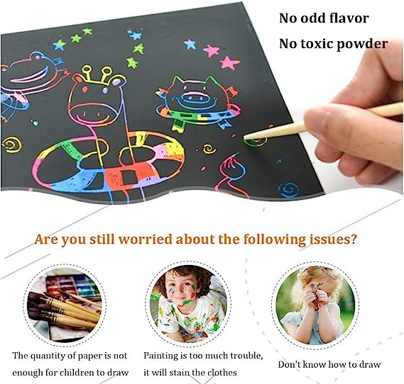 Rainbow Magic Scratch Off Paper-Save 50%